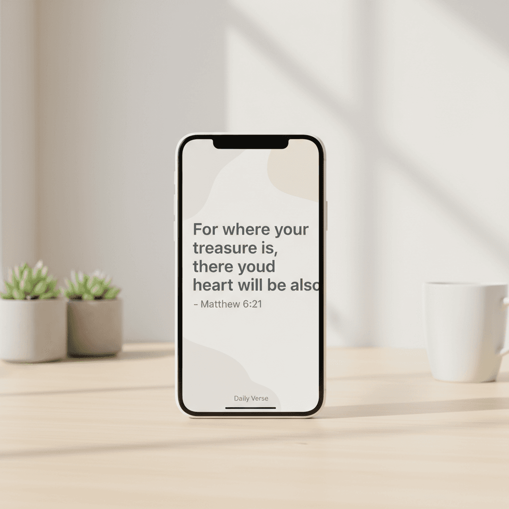 Bible Scheduler app interface